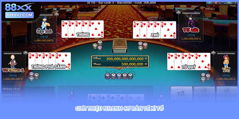 Giới thiệu nhanh cơ bản về xì tố