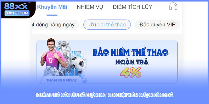 Khám phá các ưu đãi cực hot cho hội viên cược bóng đá 